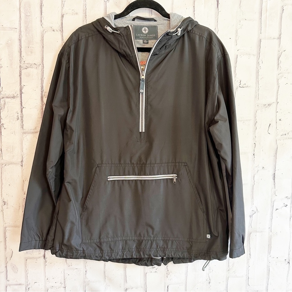 NWT Lauren James Black Waterproof Pullover